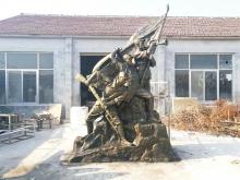 紅色文化抗戰群雕_濱州宏景雕塑有限公司