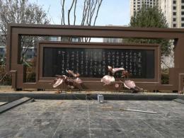 鍛銅荷花雕塑_濱州宏景雕塑有限公司