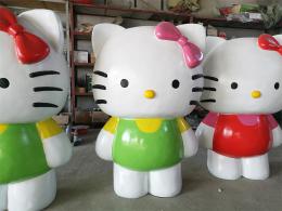 hello kitty貓卡通雕塑_濱州宏景雕塑有限公司